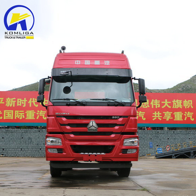 Αφρική Euro2 Emission Sinotruk HOWO 6X4 10 τροχοφόρο ελκυστήρα με χειροκίνητο κιβώτιο ταχυτήτων