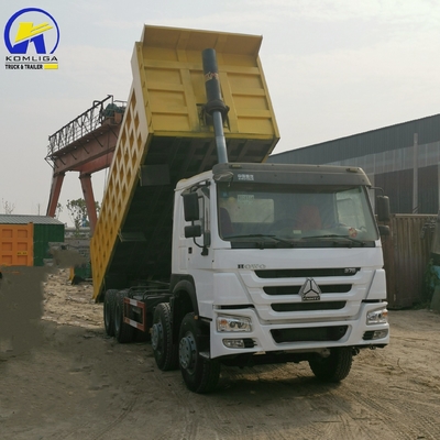 400HP 12 τροχών HOWO Dump Truck Τρακ Tipper για 6 × 4 οδήγηση και πιστοποίηση GCC