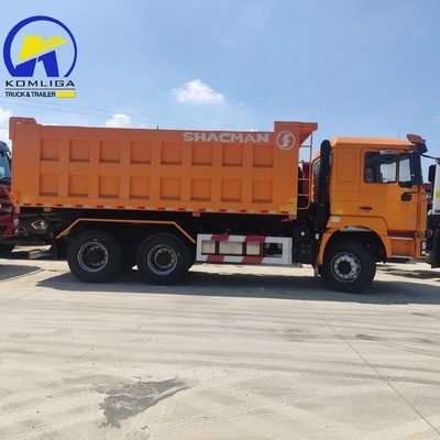 Shacman 6X4 10 τροχών βαρύ φορτηγό 375HP με 5600X2300X1500 διαστάσεις κουβάς