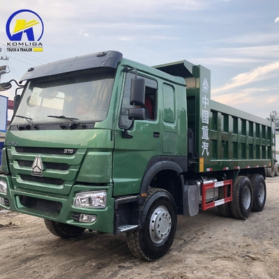 Ανθεκτικό Sinotruk HOWO Χρησιμοποιούμενο 371/375HP 40t φορτηγό σκουπιδιών με 6X4 20 κύβ.