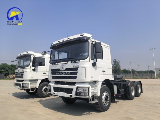 10 τροχούς βαρύ φορτίο Shacman Tractor Truck Head με καθίσματα ≤ 5 και χωρητικότητα κινητήρα &gt; 8L