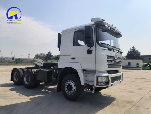 10 τροχούς βαρύ φορτίο Shacman Tractor Truck Head με καθίσματα ≤ 5 και χωρητικότητα κινητήρα &gt; 8L