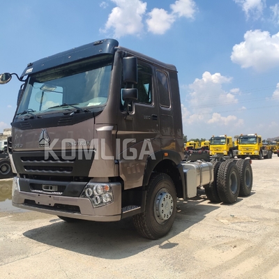 Sinotruk HOWO 6X4 375HP φορτηγό τρακτέρ με καμπίνα ύπνου με χωρητικότητα φόρτωσης 40-60 τόνων