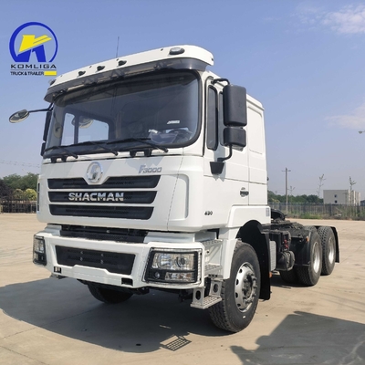 6×4 τροχός οδήγησης F2000 F3000 Shacman Τρακτόρος κεφαλή και χρησιμοποιημένα 10 τροχούς με 6800*2500*3200mm