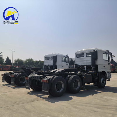 6×4 τροχός οδήγησης F2000 F3000 Shacman Τρακτόρος κεφαλή και χρησιμοποιημένα 10 τροχούς με 6800*2500*3200mm