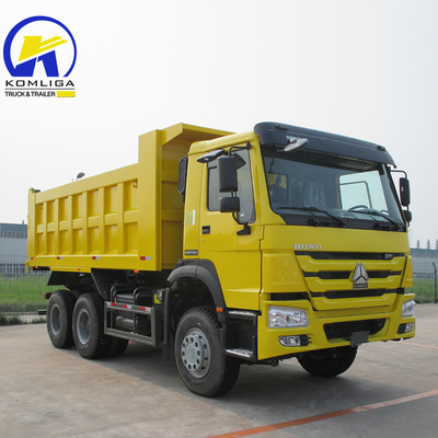 Σχεδιασμός ακτίνων ελαστικών HOWO 6X4 Dump Truck κατασκευασμένο για την αγορά βαρέων φορτίων