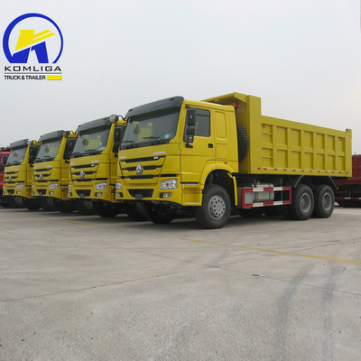Σχεδιασμός ακτίνων ελαστικών HOWO 6X4 Dump Truck κατασκευασμένο για την αγορά βαρέων φορτίων