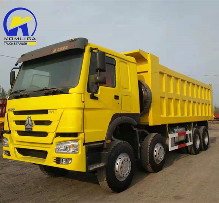 Χρησιμοποιούμενο HOWO 8X4 12 τροχών βαρύ φορτίο 8500 * 2500 * 3400mm για ορυχείο