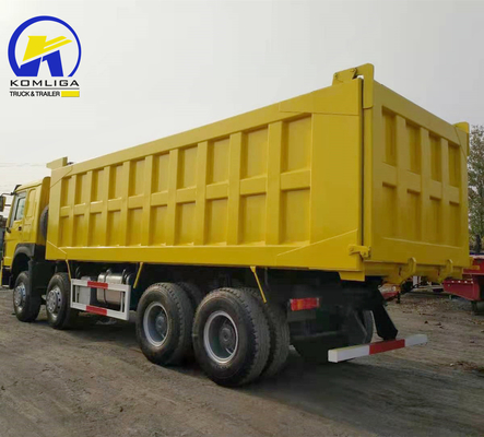 Χρησιμοποιούμενο HOWO 8X4 12 τροχών βαρύ φορτίο 8500 * 2500 * 3400mm για ορυχείο