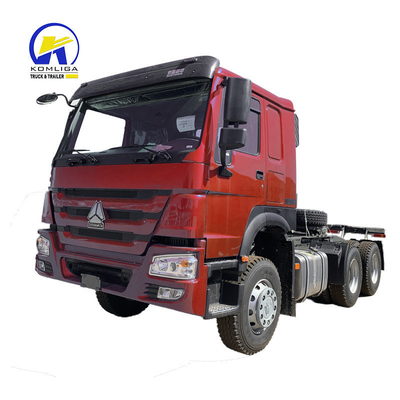 12.00r20 Ελαστικά και Wd615.47 Μηχανή Euro2 HOWO Sino 6X4 Τρακτέρ με εξαρτήματα