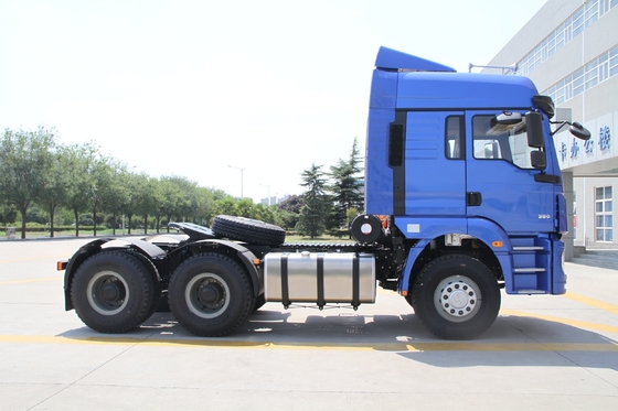 2 άξονες 3 άξονες Shacman 4X2 6X4 ελκυστήρας φορτηγό Prime Mover με 400L Αλουμινίου πετρελαϊκό δεξαμενόπλοιο