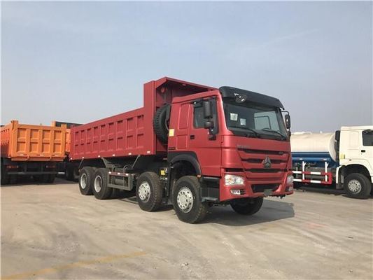 Sinotruk HOWO 8X4 371HP βαρύ φορτίο με ελαστικό απορριπτήρα με πρότυπο εκπομπών Euro 2