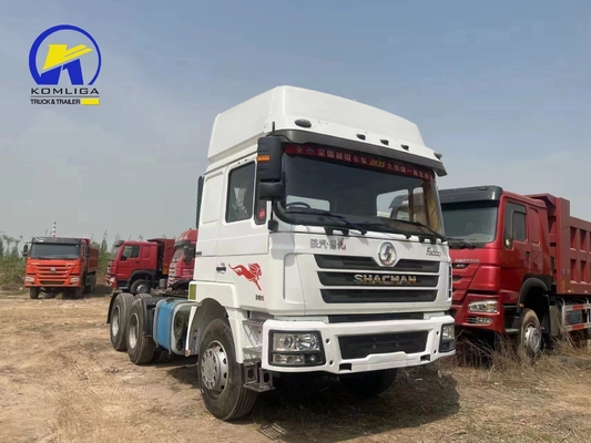 Ραδιακό σχέδιο ελαστικών Shacman 6X4 Trailer Head Τρακτέρ φορτηγό με μπροστινό άξονα 7,5 τόνων