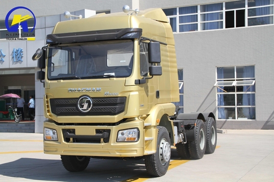 Σωλήνα βαρύ φορτίο 6X4 380HP Shacman F3000 Τρακτέρ Χρησιμοποιούμενο φορτηγό με κινητήρα ντίζελ