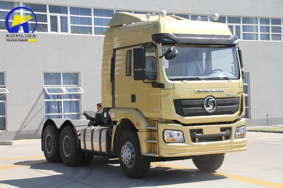 Σωλήνα βαρύ φορτίο 6X4 380HP Shacman F3000 Τρακτέρ Χρησιμοποιούμενο φορτηγό με κινητήρα ντίζελ
