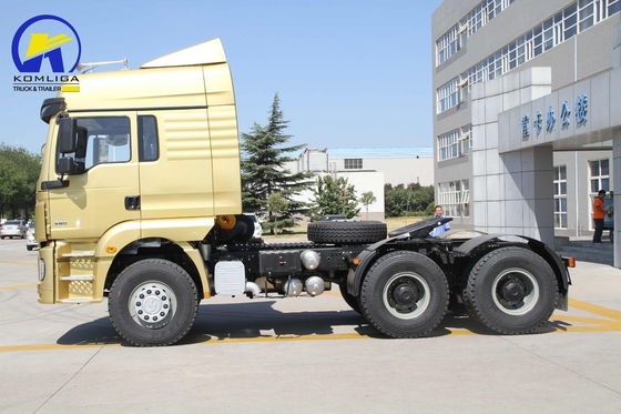 Σωλήνα βαρύ φορτίο 6X4 380HP Shacman F3000 Τρακτέρ Χρησιμοποιούμενο φορτηγό με κινητήρα ντίζελ