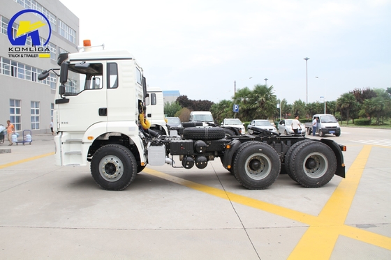 380HP Σχεδιασμός ακτινοειδών ελαστικών Shacman 6X4 Τρακτέρ Truck Head για εντός του προϋπολογισμού