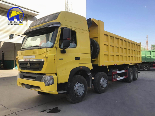 12 τροχών 8X4 βαρύ φορτηγό με Wd615.47.D12.42 Μηχανή και μακρά διάρκεια ζωής