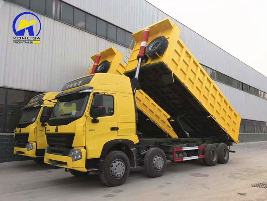 12 τροχών 8X4 βαρύ φορτηγό με Wd615.47.D12.42 Μηχανή και μακρά διάρκεια ζωής