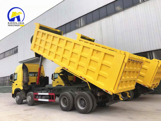 12 τροχών 8X4 βαρύ φορτηγό με Wd615.47.D12.42 Μηχανή και μακρά διάρκεια ζωής