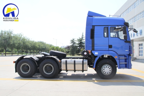 Shacman F3000 Euro2 6X4 Prime Mover 380HP Ντίζελ Τρακτέρ Μεγάλη ισχύ