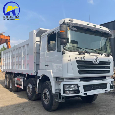 Χρησιμοποιημένο λάστιχο φορτηγού 8X4 Shacman Dump Truck Πιστοποίηση GCC 16tons Ικανότητα φόρτωσης πίσω άξονας