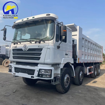 Χρησιμοποιημένο λάστιχο φορτηγού 8X4 Shacman Dump Truck Πιστοποίηση GCC 16tons Ικανότητα φόρτωσης πίσω άξονας