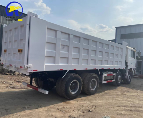 Χρησιμοποιημένο λάστιχο φορτηγού 8X4 Shacman Dump Truck Πιστοποίηση GCC 16tons Ικανότητα φόρτωσης πίσω άξονας