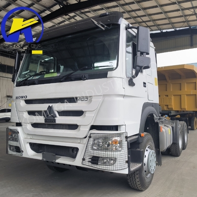 Υψηλής χωρητικότητας HOWO 6X4 10 τροχούς Χρησιμοποιούμενο Prime Mover Tractor Head Truck με προσαρμογή