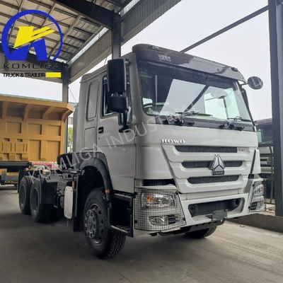Υψηλής χωρητικότητας HOWO 6X4 10 τροχούς Χρησιμοποιούμενο Prime Mover Tractor Head Truck με προσαρμογή