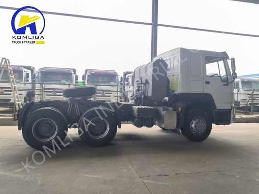 Υψηλής χωρητικότητας HOWO 6X4 10 τροχούς Χρησιμοποιούμενο Prime Mover Tractor Head Truck με προσαρμογή
