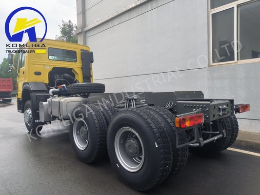 Προσαρμοσμένο αίτημα Sinotruck HOWO 6*4 400HP Τρακτόρα με 315/80r22.5 ελαστικά