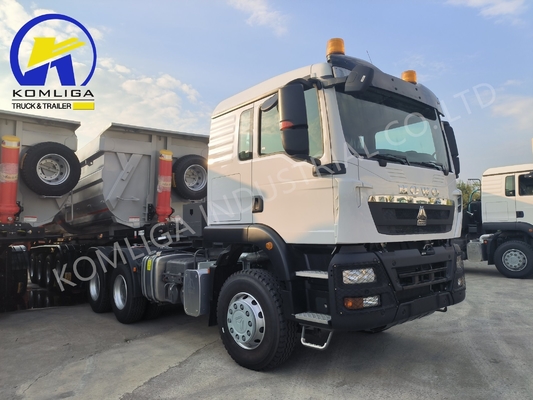 Zz4257s3241W Προαιρετικό Sinotruk HOWO 6X4 375HP Καμπίνα ύπνου Euro 2 Τρακτικό φορτηγό για εξορύξεις