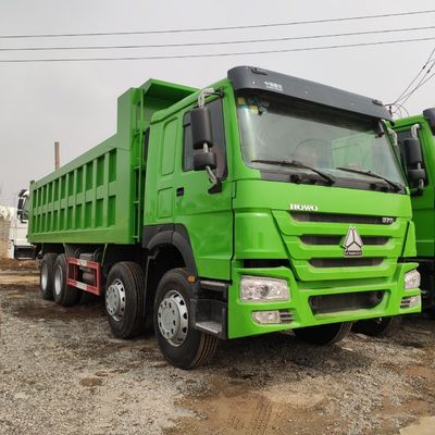 Sinotruk HOWO 375HP 8X4 12wheel Rhd LHD 60ton Χρησιμοποιούμενο φορτηγό απορριμμάτων για την κατασκευή