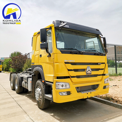 2024 Sinotruk HOWO 400HP 420HP Ελκυστήρας με κεφαλή ρυμούλκησης για ελαστικά χωρητικότητας φόρτωσης 40-60 τόνων