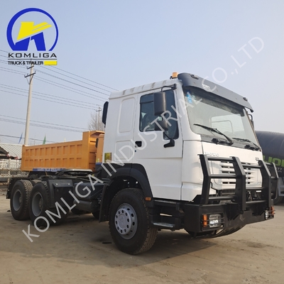 6X4 10 ελαστικά 30-40 τόνων Sinotruck HOWO ρυμουλκούμενο φορτηγό ελκυστήρα με σχέση ταχύτητας 3,7