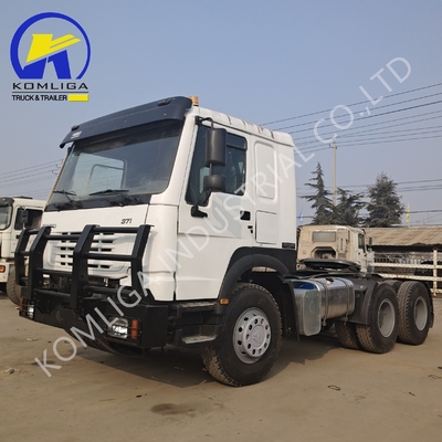 6X4 10 ελαστικά 30-40 τόνων Sinotruck HOWO ρυμουλκούμενο φορτηγό ελκυστήρα με σχέση ταχύτητας 3,7