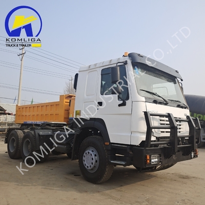 6X4 371HP Tipper HOWO Dump Truck σε καλή κατάσταση χρήσης με πιστοποίηση ελαστικών ECE