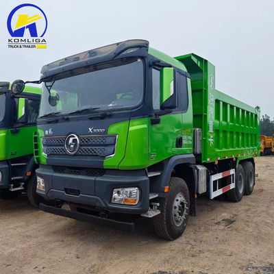 6X4 Drive Wheel Shacman Dump Tipper Truck με χωρητικότητα κινητήρα&gt; 8L Η κορυφαία επιλογή της Αφρικής