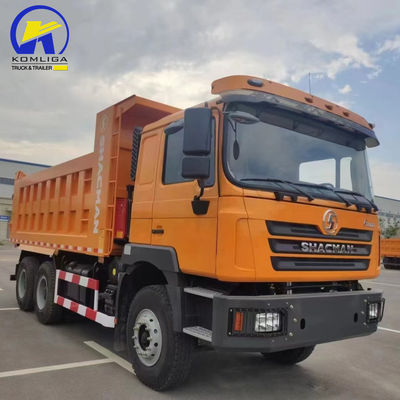 6X4 Drive Wheel Shacman Dump Tipper Truck με χωρητικότητα κινητήρα&gt; 8L Η κορυφαία επιλογή της Αφρικής