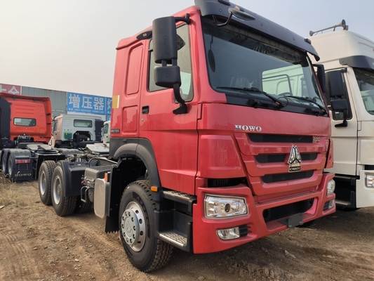 Δυνατότητα φόρτωσης 40-60 τόνους Sinotruk HOWO 6X4 3 άξονες Τρακτέρ φορτηγό για την Αφρική