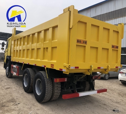Sinotruk 6*4 8*4 30ton Tipper Χρησιμοποιούμενο HOWO φορτηγό απορριμμάτων με D12.42-20 θέσεις κινητήρα ≤5