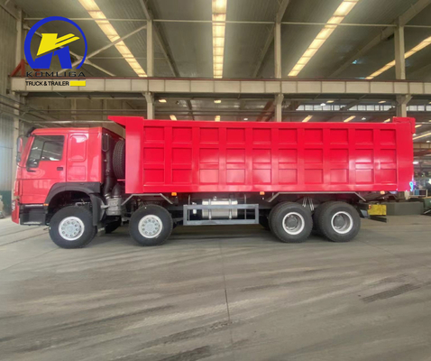 351-450hp Sinotruk HOWO 8X4 φορτηγό τύππερ με χωρητικότητα φόρτωσης 50 τόνων