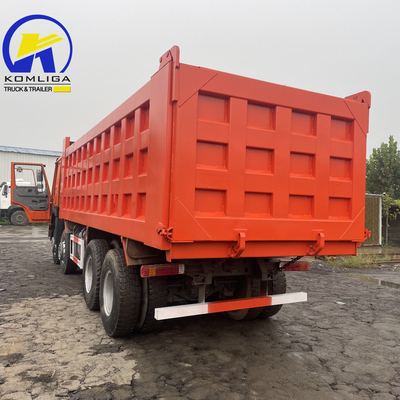 351-450hp Sinotruk HOWO 8X4 φορτηγό τύππερ με χωρητικότητα φόρτωσης 50 τόνων