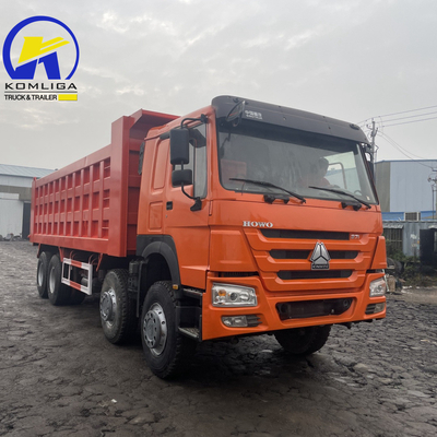 351-450hp Sinotruk HOWO 8X4 φορτηγό τύππερ με χωρητικότητα φόρτωσης 50 τόνων
