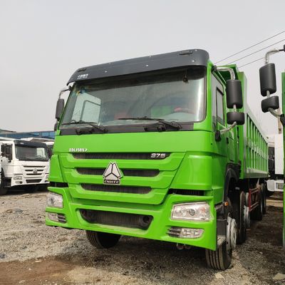 30 Cbm HOWO 40tons 8X4 Χρησιμοποιούμενο φορτηγό τύππερ με σχεδιασμό ακτινοειδούς ελαστικού και 420 ίππους ισχύος