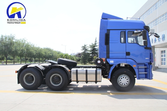 Σάκμαν Τρακτέρ Φορτηγό F3000 10 τροχούς 6 * 4 Χρησιμοποιούμενο ρυμουλκούμενο Κεφαλάκι Φορτηγό Οικιακή ισχύ 380HP