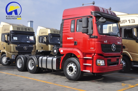 Shacman 6X4 420HP Trailer Tractor Head Truck για τεχνική υποστήριξη και ανταλλακτικά