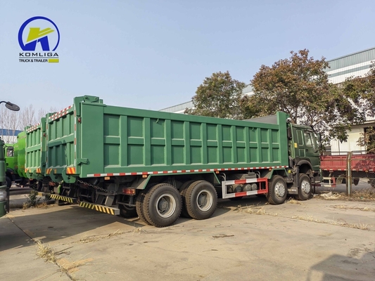 Κίτρινο 11500*2500*3400mm HOWO Sinotruk 8X4 371HP 400HP 430HP βαρύ φορτηγό