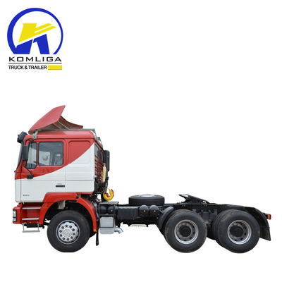 Χρησιμοποιημένο φορτηγό έλκησης Shacman F2000 F3000 X3000 Κεφαλή ρυμουλκούμενου με χωρητικότητα φορτίου 21-30 τόνων